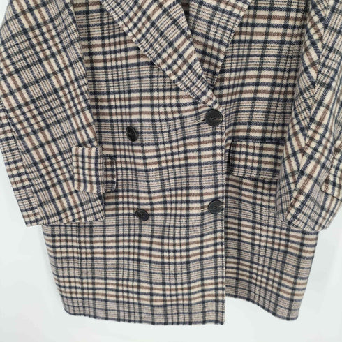 ミラオーウェン Mila Owen 21AW フラップポケットハーフ丈コクーン接結コート レディース ONE SIZE