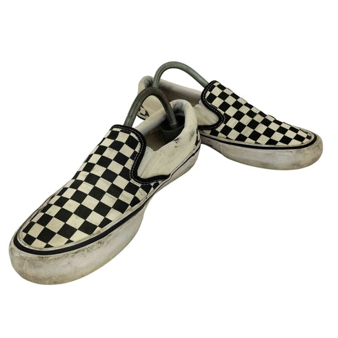 バンズ VANS ULTRACUSH PRO チェッカーフラッグ スリッポン メンズ JPN:27