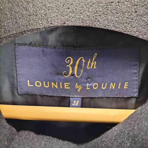 ルーニィ LOUNIE 金釦 シルク混 コート レディース 38