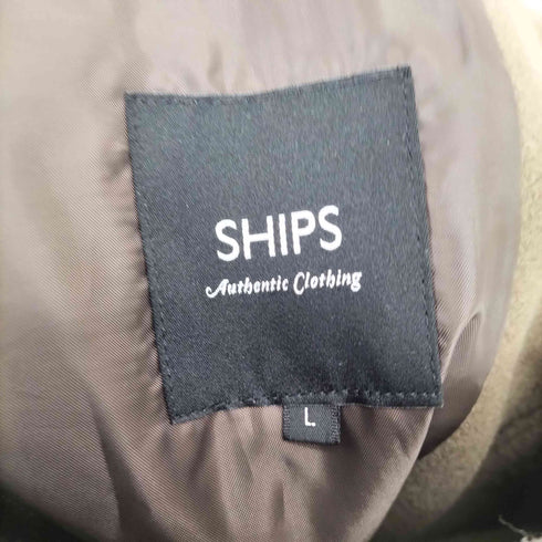 シップス SHIPS カシミヤ混ステンカラーコート メンズ JPN:L