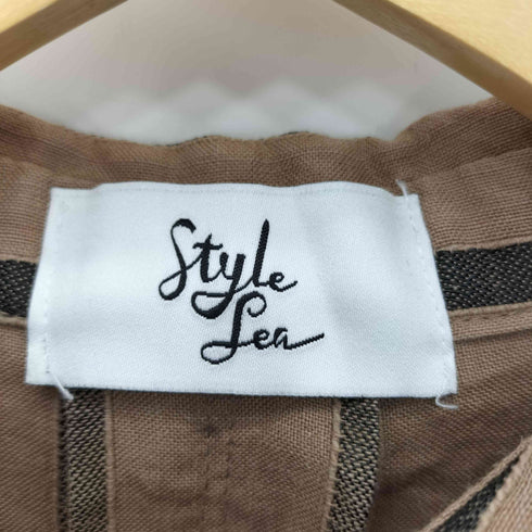 Styie sea ストライプ ワンピース シャツ レディース