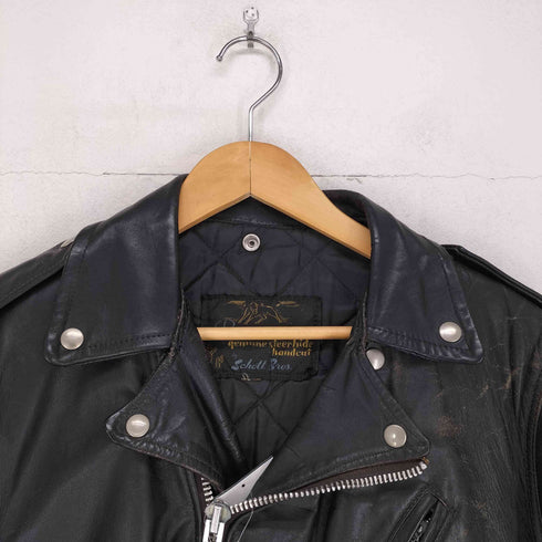 ショットブロス SCHOTT BROS. 60s- リアルレザーダブルライダースジャケット メンズ