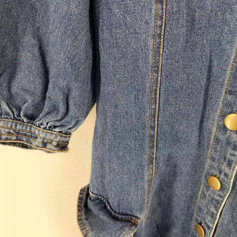スライ SLY V NECK DENIM ショートワンピース レディース 1