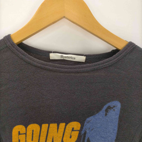 ヒステリックス HYSTERICS GOING MY WAY ヤクウール ヒスガール プリント L/S Tシャツ レディース FREE