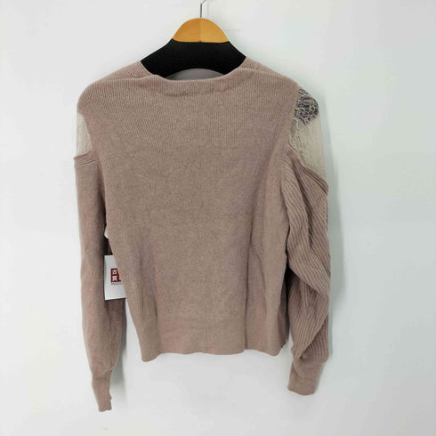 スナイデル snidel レースドッキングデザインニットトップス レディース ONE SIZE