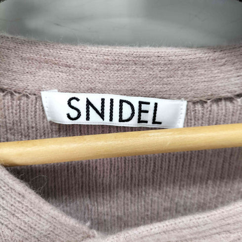 スナイデル snidel レースドッキングデザインニットトップス レディース ONE SIZE