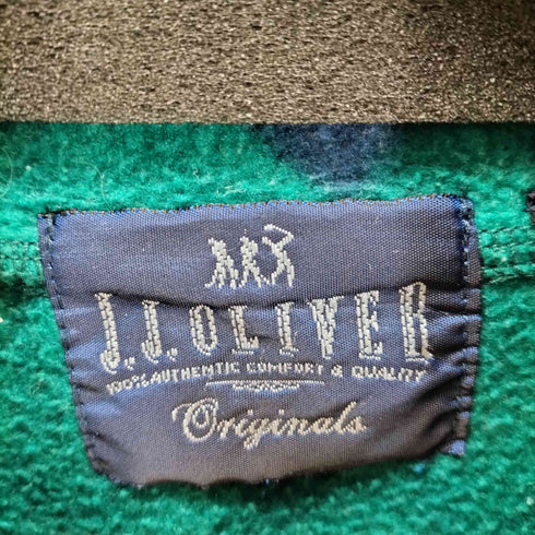 J.J.OLIVER ハーフジップ 総柄フリースジャケット メンズ JPN:L