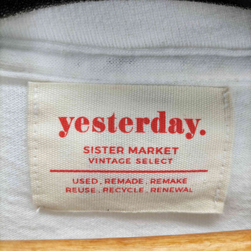 SISTER MARKET yedterday. プリントデザイン クルーネック カットソー レディース