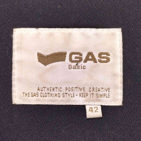 ガス GAS ファー ダブルジップ ダウンジャケット メンズ US:42