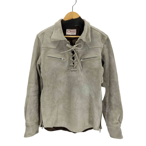Y'2 LEATHER RIDING MASTER COW LEATHER カウレザー レースアップ スエードレザースモッグ メンズ 40
