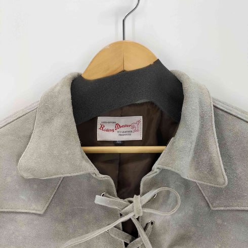 Y'2 LEATHER RIDING MASTER COW LEATHER カウレザー レースアップ スエードレザースモッグ メンズ 40