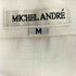 MICHEL ANDRE コットン 襟芯 ショートスリーブ バロン・タガログ 刺繍シャツ メンズ import:M