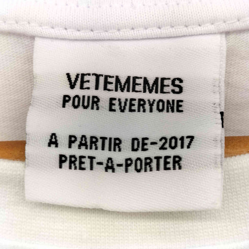 VETEMEMES LOL フロント グラフィック プリント クルーネック S/S Tシャツ メンズ import:XS