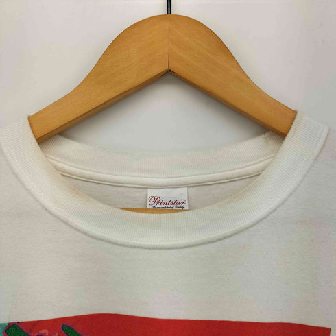SEE THE WORLD フロント キャラクター プリント クルーネック S/S Tシャツ メンズ JPN:L