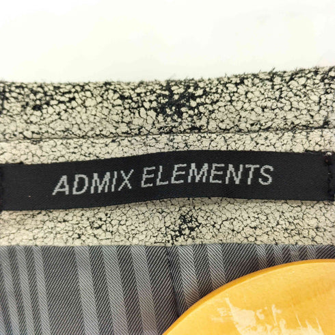 ADMIX ELEMENTS ペンキ加工 シングル テーラード ジャケット casual メンズ 48