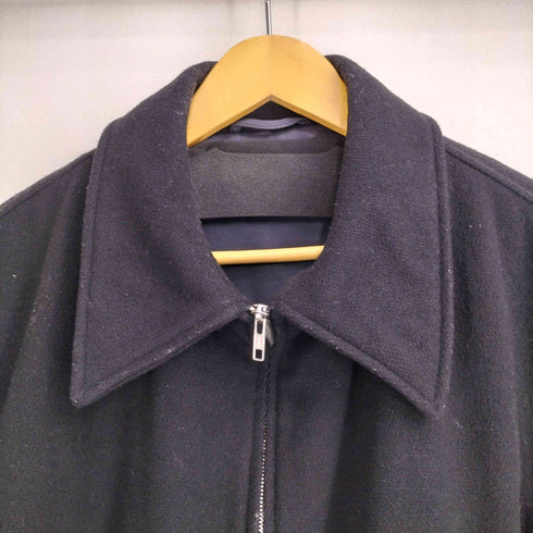 アニエスベーオム Agnes b.homme 90S ウールナイロン混ダブルジップアップハーフコート メンズ 52A