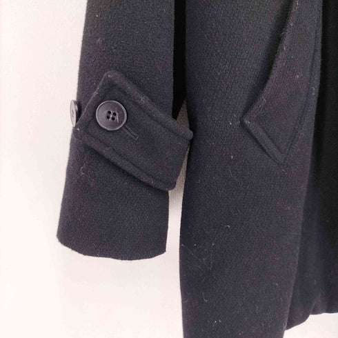 アニエスベーオム Agnes b.homme 90S ウールナイロン混ダブルジップアップハーフコート メンズ 52A