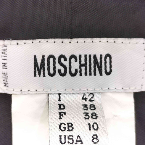 モスキーノ MOSCHINO グラデーション サテン ノースリーブワンピース レディース US:8