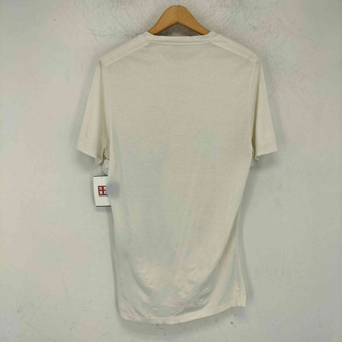 プラダ PRADA ラバーナイロン切替 ラバーロゴ ポケット クルーネック Tシャツ メンズ import:XS
