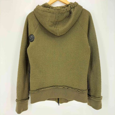 ルグランブルー L.G.B. 00s Y2K archive 裏地ボア インサイドアウト ニット ダブルジップパーカー メンズ