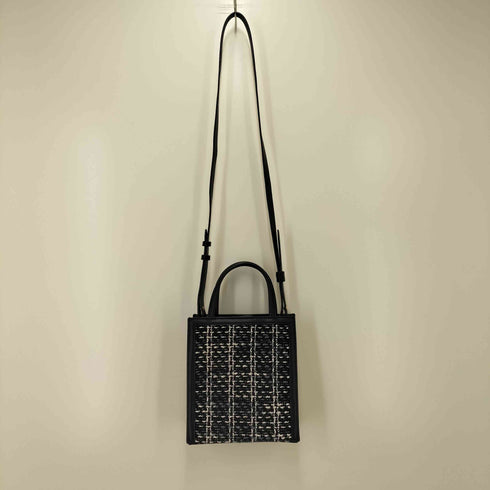 チャールズアンドキース CHARLES&KEITH 2way ウーブンツイード トートバッグ レディース