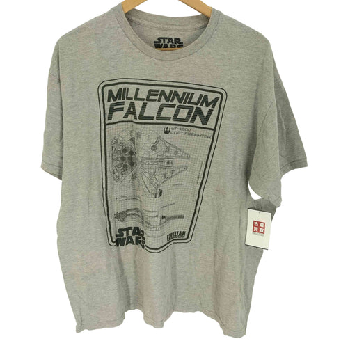 スペースオペラ 戦闘機 グラフィック プリント S/S クルーネック Tシャツ メンズ 2X