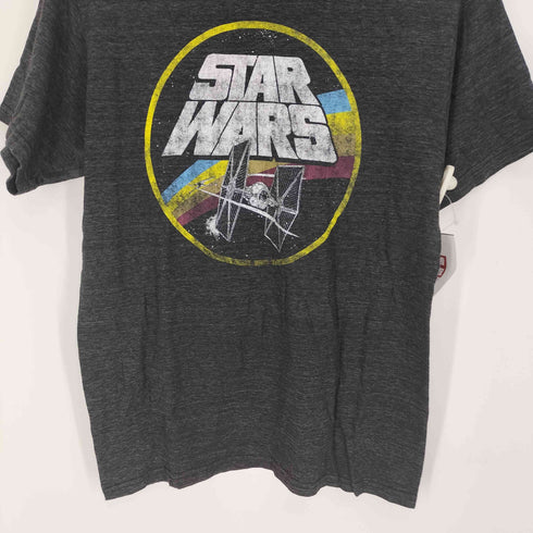 スペースオペラ 戦闘機 グラフィック プリント S/S クルーネック Tシャツ メンズ import:M