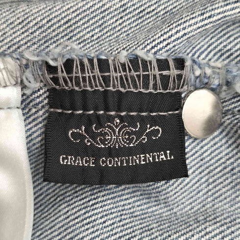 グレースコンチネンタル GRACE CONTINENTAL ドロストリングGジャン デニム ジャケット レディース DE:38