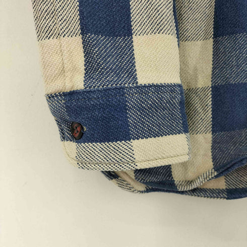 ウエアハウス WAREHOUSE L/S ブロックチェック ヘビーネルシャツ メンズ 15-15 1/2