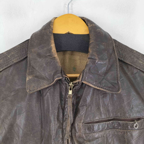 バナナリパブリック BANANA REPUBLIC 80S リアルレザーベスト メンズ import:L