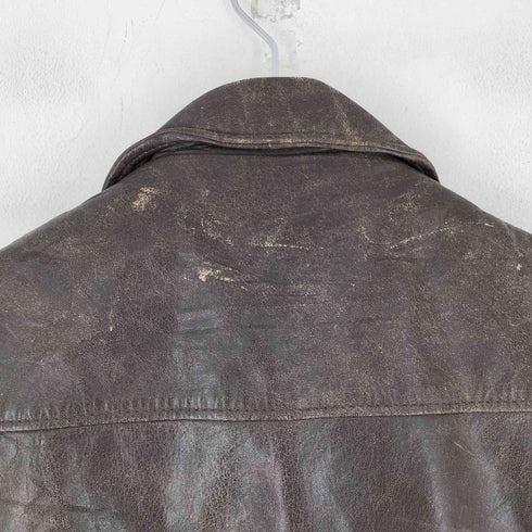 バナナリパブリック BANANA REPUBLIC 80S リアルレザーベスト メンズ import:L