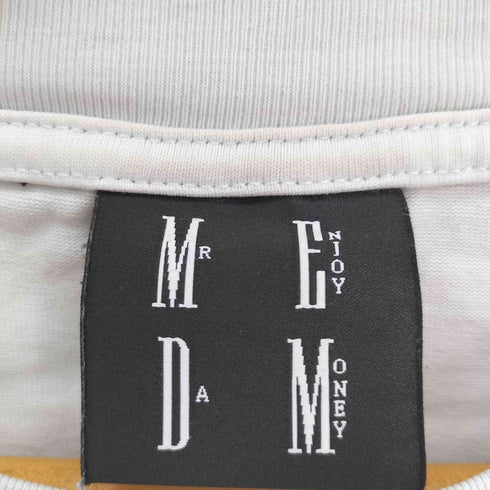 ミスターエンジョイダマネー MR ENJOY DA MONEY ロゴ刺繍 クルーネック ロングスリーブTシャツ メンズ import:L