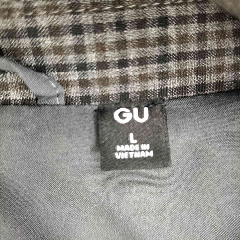 ジーユー GU 25AW ダブルブレストチェックジャケット レディース JPN:L