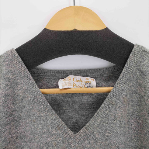 プリングル Pringle CASHMERE 100% カシミヤ Vネックニット メンズ 102/40