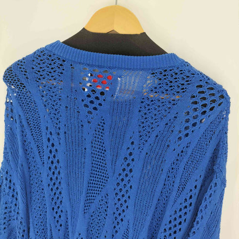 メゾンスペシャル MAISON SPECIAL 23SS Cord Yarn Wavy Prime Over Crewneck Tee コードヤーン ウェイビーオーバー クルーネックTシャツ メンズ JPN:2