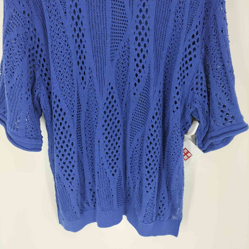 メゾンスペシャル MAISON SPECIAL 23SS Cord Yarn Wavy Prime Over Crewneck Tee コードヤーン ウェイビーオーバー クルーネックTシャツ メンズ JPN:2