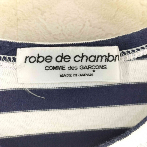 ローブドシャンブルコムデギャルソン robe de chambre COMME des GARCONS ボーダーカットソー レディース 記載無