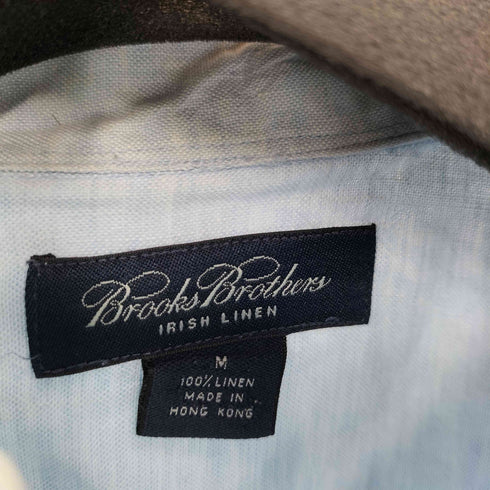 ブルックスブラザーズ BROOKS BROTHERS リネン100 L/S シャツ メンズ import:M