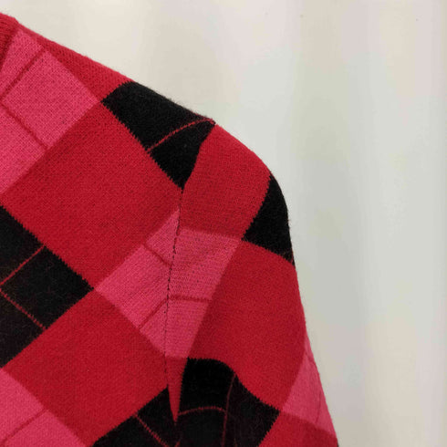 ザラ ZARA アーガイル柄 ニットカーディガン レディース import:S
