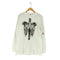プリントスター printstar traitor メタリック ボーン スカル 骸骨 プリント L/S クルーネック Tシャツ Y2K メンズ import:L
