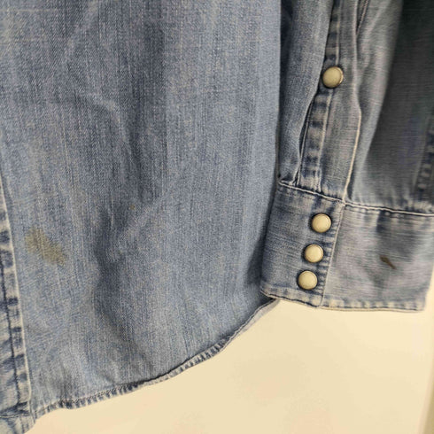 ポロラルフローレン POLO RALPH LAUREN L/S ウエスタン デニムシャツ メンズ import:XL