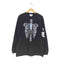 プリントスター printstar traitor メタリック ボーン スカル 骸骨 プリント L/S クルーネック Tシャツ Y2K メンズ import:L