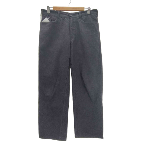 MASSIMO OSTI PRODUCTION 90-00S Techno WOOL テクノウール ストレート パンツ ロゴピン メンズ 52