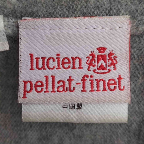 ルシアンペラフィネ Lucien Pellat-Finet スカル刺繍 Vネック カシミヤニット メンズ import:M