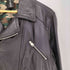 DELAN イタリア製 裏地ウッドランドカモ vera pelle real leather ダブルライダースジャケット メンズ 50