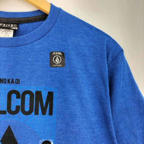 ヴォルコム VOLCOM 00s ロゴプリント クルーネック半袖Tシャツ メンズ import:M