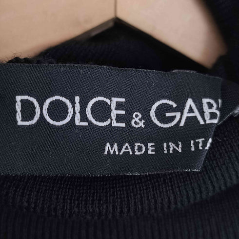 ドルチェアンドガッバーナ DOLCE&GABBANA 03aw イタリア製 ウール タートルネック ニット メンズ 48