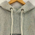 チャンピオン Champion REVERSE WEAVE 緑単色タグ復刻 ダメージ加工 フロントプリント プルオーバー パーカー メンズ import:M