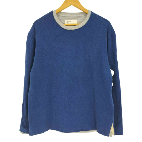 hussein chalayan 03aw “Place / Non-place” archive Hem slit layered sweatshirt 裾スリット レイヤードスウェット メンズ 46