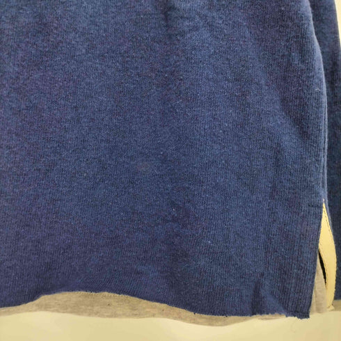 hussein chalayan 03aw “Place / Non-place” archive Hem slit layered sweatshirt 裾スリット レイヤードスウェット メンズ 46